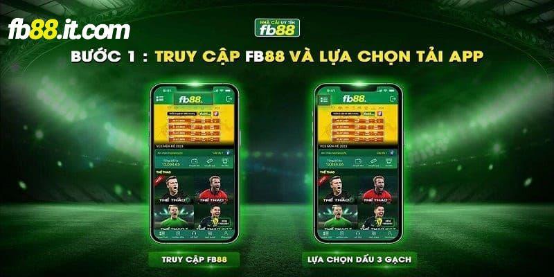 Thao tác tải app FB88 cực dễ cho người chơi