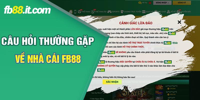 FAQ câu hỏi thường gặp FB88